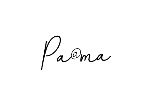 Design your own signature with our free online signature maker. With this signature software, you can create a handwritten (BallpointsItalic-DORy9) signature for name Pa@ma. Pa@ma signature style 11 images and pictures png