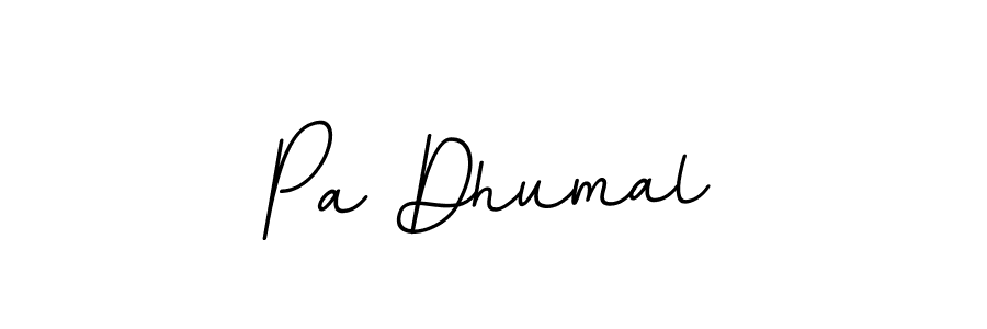 You should practise on your own different ways (BallpointsItalic-DORy9) to write your name (Pa Dhumal) in signature. don't let someone else do it for you. Pa Dhumal signature style 11 images and pictures png