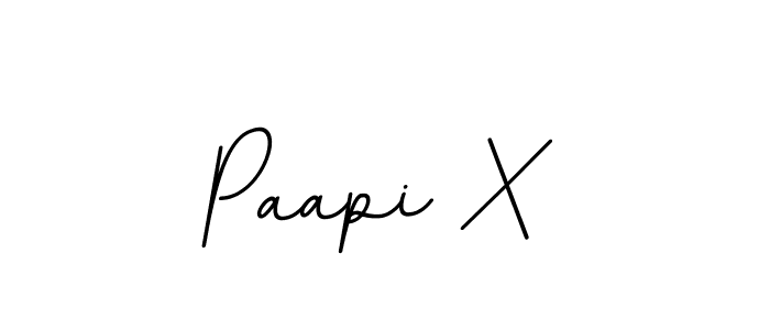 Make a beautiful signature design for name Paapi X. With this signature (BallpointsItalic-DORy9) style, you can create a handwritten signature for free. Paapi X signature style 11 images and pictures png