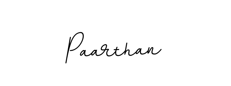 Make a beautiful signature design for name Paarthan. With this signature (BallpointsItalic-DORy9) style, you can create a handwritten signature for free. Paarthan signature style 11 images and pictures png