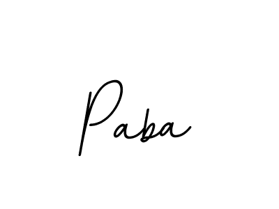 Create a beautiful signature design for name Paba. With this signature (BallpointsItalic-DORy9) fonts, you can make a handwritten signature for free. Paba signature style 11 images and pictures png