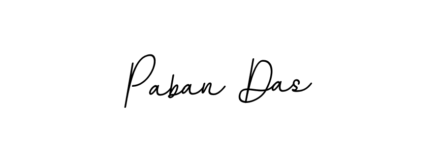 Use a signature maker to create a handwritten signature online. With this signature software, you can design (BallpointsItalic-DORy9) your own signature for name Paban Das. Paban Das signature style 11 images and pictures png