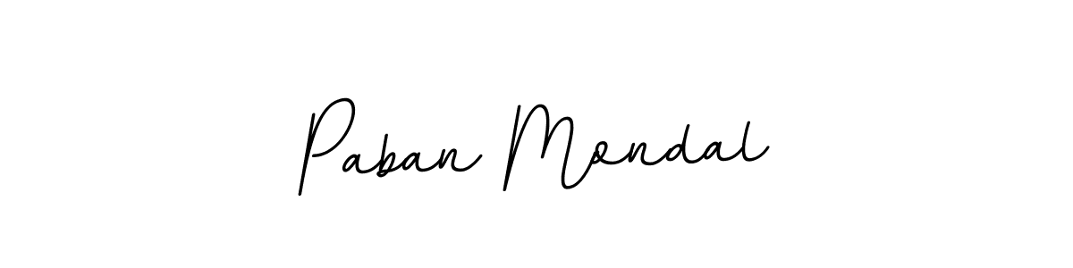 Make a beautiful signature design for name Paban Mondal. Use this online signature maker to create a handwritten signature for free. Paban Mondal signature style 11 images and pictures png
