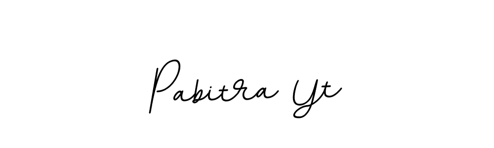 Create a beautiful signature design for name Pabitra Yt. With this signature (BallpointsItalic-DORy9) fonts, you can make a handwritten signature for free. Pabitra Yt signature style 11 images and pictures png
