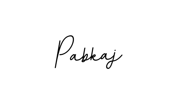 The best way (BallpointsItalic-DORy9) to make a short signature is to pick only two or three words in your name. The name Pabkaj include a total of six letters. For converting this name. Pabkaj signature style 11 images and pictures png