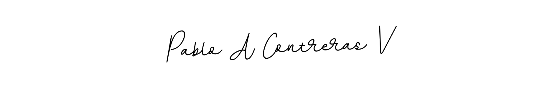 It looks lik you need a new signature style for name Pablo A Contreras V. Design unique handwritten (BallpointsItalic-DORy9) signature with our free signature maker in just a few clicks. Pablo A Contreras V signature style 11 images and pictures png