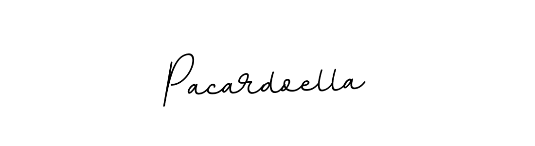 Design your own signature with our free online signature maker. With this signature software, you can create a handwritten (BallpointsItalic-DORy9) signature for name Pacardoella. Pacardoella signature style 11 images and pictures png