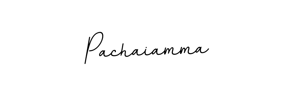 Use a signature maker to create a handwritten signature online. With this signature software, you can design (BallpointsItalic-DORy9) your own signature for name Pachaiamma. Pachaiamma signature style 11 images and pictures png