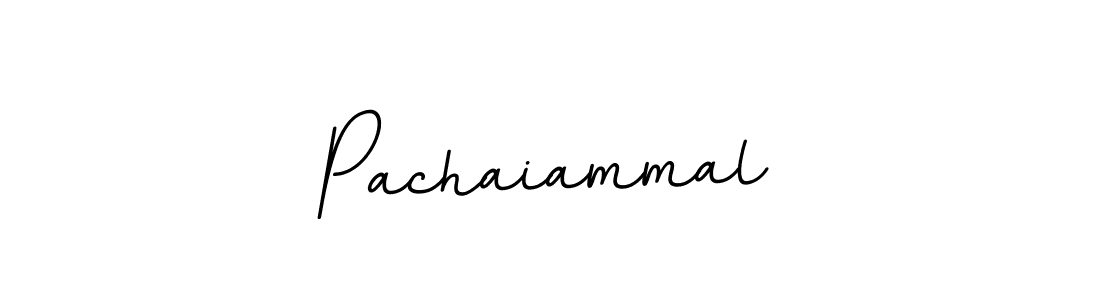 Make a beautiful signature design for name Pachaiammal. With this signature (BallpointsItalic-DORy9) style, you can create a handwritten signature for free. Pachaiammal signature style 11 images and pictures png