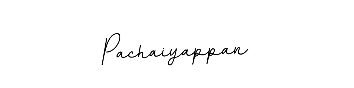 Make a beautiful signature design for name Pachaiyappan. With this signature (BallpointsItalic-DORy9) style, you can create a handwritten signature for free. Pachaiyappan signature style 11 images and pictures png