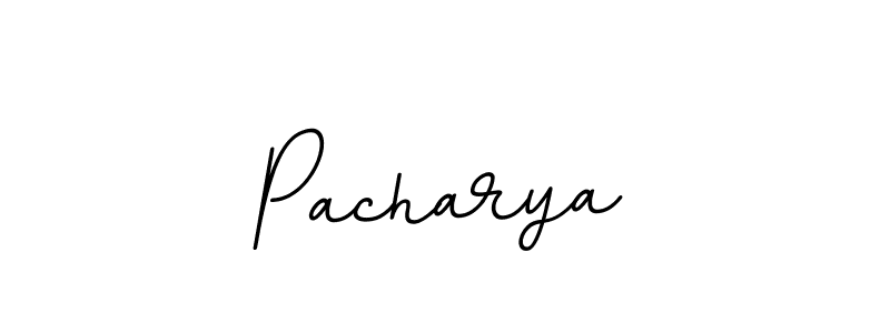 Make a beautiful signature design for name Pacharya. With this signature (BallpointsItalic-DORy9) style, you can create a handwritten signature for free. Pacharya signature style 11 images and pictures png