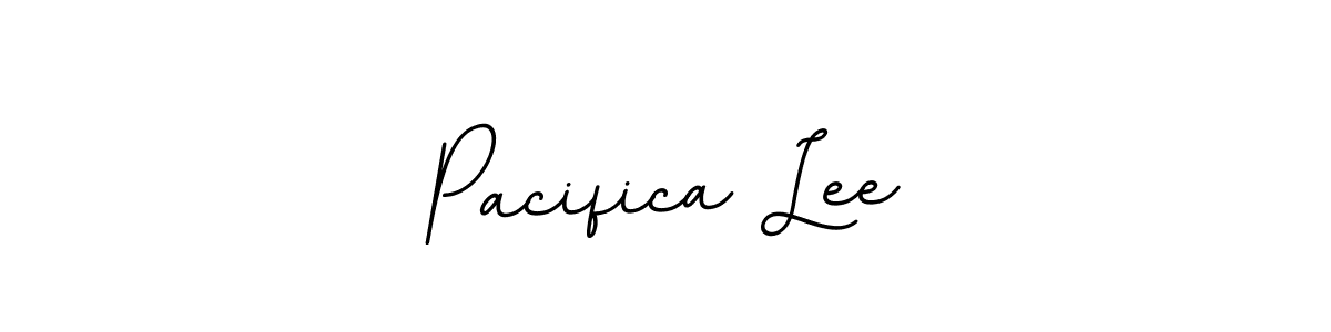 Pacifica Lee stylish signature style. Best Handwritten Sign (BallpointsItalic-DORy9) for my name. Handwritten Signature Collection Ideas for my name Pacifica Lee. Pacifica Lee signature style 11 images and pictures png