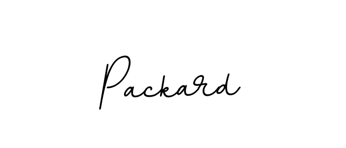 Make a beautiful signature design for name Packard. With this signature (BallpointsItalic-DORy9) style, you can create a handwritten signature for free. Packard signature style 11 images and pictures png