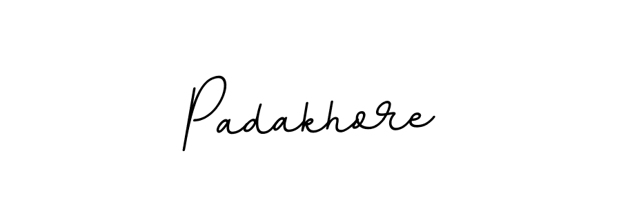 How to make Padakhore name signature. Use BallpointsItalic-DORy9 style for creating short signs online. This is the latest handwritten sign. Padakhore signature style 11 images and pictures png