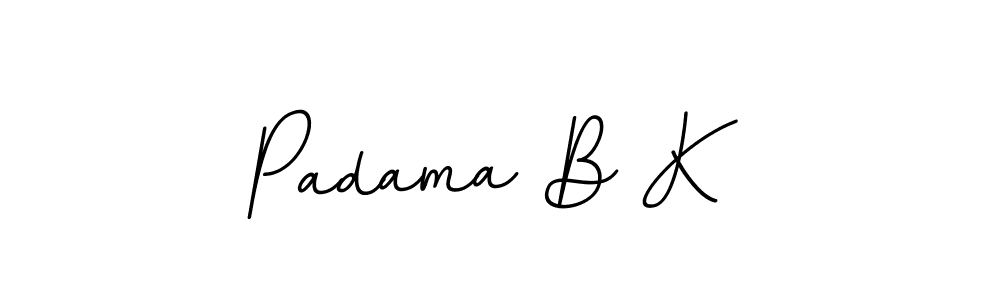 How to make Padama B K signature? BallpointsItalic-DORy9 is a professional autograph style. Create handwritten signature for Padama B K name. Padama B K signature style 11 images and pictures png
