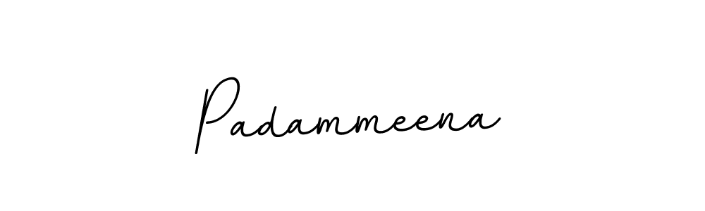 Create a beautiful signature design for name Padammeena. With this signature (BallpointsItalic-DORy9) fonts, you can make a handwritten signature for free. Padammeena signature style 11 images and pictures png