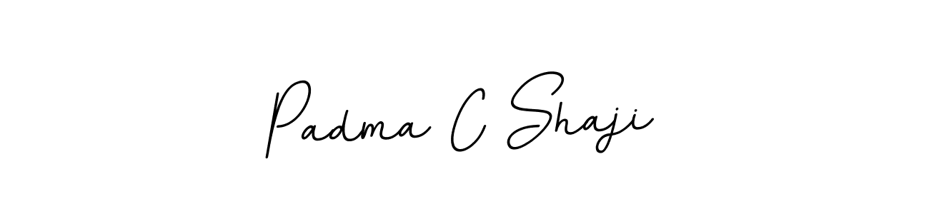 if you are searching for the best signature style for your name Padma C Shaji. so please give up your signature search. here we have designed multiple signature styles  using BallpointsItalic-DORy9. Padma C Shaji signature style 11 images and pictures png