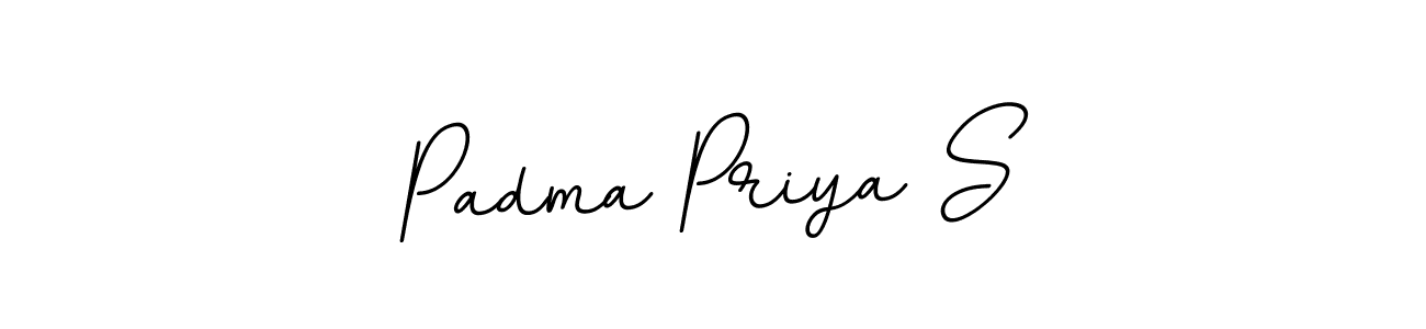 This is the best signature style for the Padma Priya S name. Also you like these signature font (BallpointsItalic-DORy9). Mix name signature. Padma Priya S signature style 11 images and pictures png