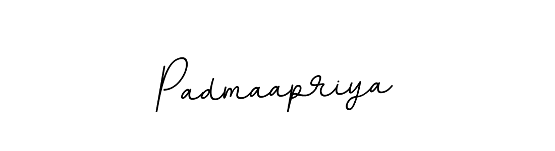 How to make Padmaapriya name signature. Use BallpointsItalic-DORy9 style for creating short signs online. This is the latest handwritten sign. Padmaapriya signature style 11 images and pictures png