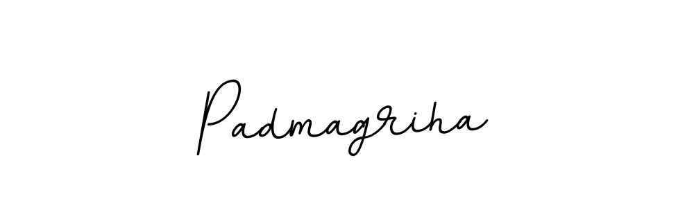 Design your own signature with our free online signature maker. With this signature software, you can create a handwritten (BallpointsItalic-DORy9) signature for name Padmagriha. Padmagriha signature style 11 images and pictures png