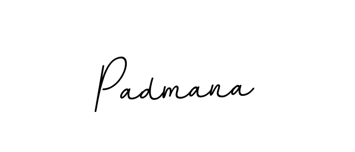 You should practise on your own different ways (BallpointsItalic-DORy9) to write your name (Padmana) in signature. don't let someone else do it for you. Padmana signature style 11 images and pictures png
