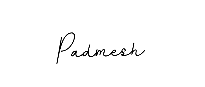 Create a beautiful signature design for name Padmesh. With this signature (BallpointsItalic-DORy9) fonts, you can make a handwritten signature for free. Padmesh signature style 11 images and pictures png