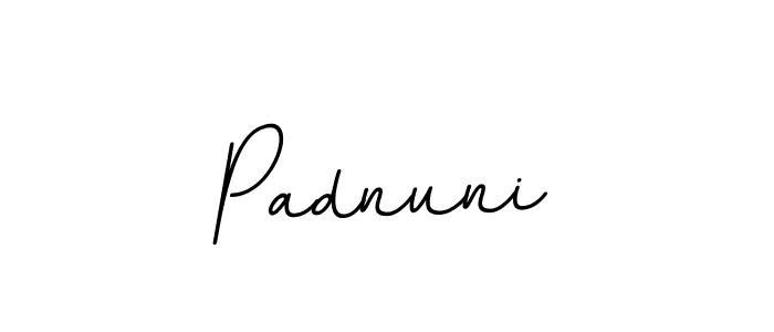 How to Draw Padnuni signature style? BallpointsItalic-DORy9 is a latest design signature styles for name Padnuni. Padnuni signature style 11 images and pictures png