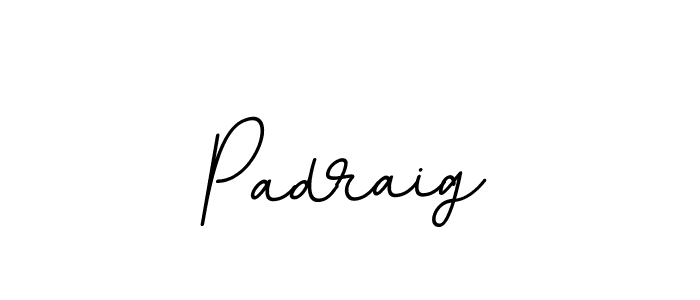 How to make Padraig name signature. Use BallpointsItalic-DORy9 style for creating short signs online. This is the latest handwritten sign. Padraig signature style 11 images and pictures png