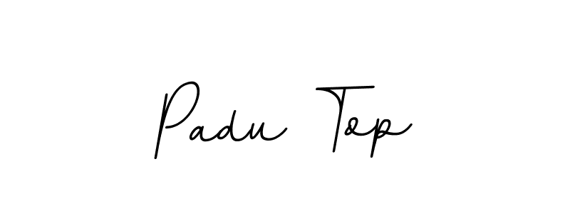 Make a beautiful signature design for name Padu Top. With this signature (BallpointsItalic-DORy9) style, you can create a handwritten signature for free. Padu Top signature style 11 images and pictures png