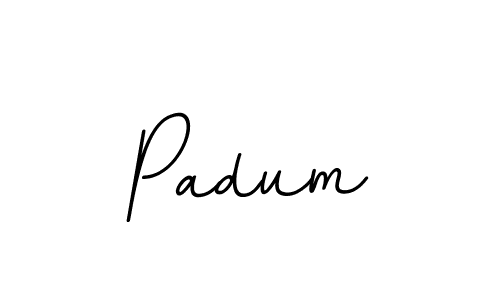 Use a signature maker to create a handwritten signature online. With this signature software, you can design (BallpointsItalic-DORy9) your own signature for name Padum. Padum signature style 11 images and pictures png