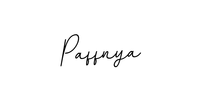Design your own signature with our free online signature maker. With this signature software, you can create a handwritten (BallpointsItalic-DORy9) signature for name Paffnya. Paffnya signature style 11 images and pictures png