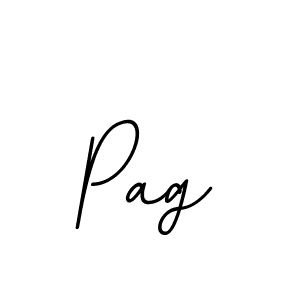 How to make Pag name signature. Use BallpointsItalic-DORy9 style for creating short signs online. This is the latest handwritten sign. Pag signature style 11 images and pictures png