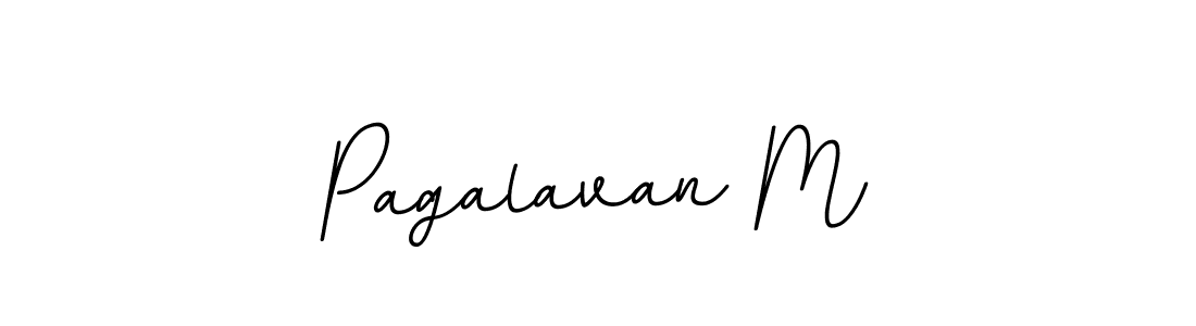 This is the best signature style for the Pagalavan M name. Also you like these signature font (BallpointsItalic-DORy9). Mix name signature. Pagalavan M signature style 11 images and pictures png