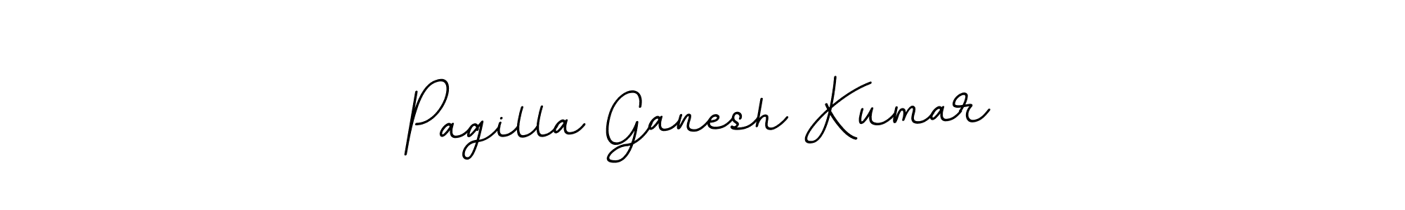 Use a signature maker to create a handwritten signature online. With this signature software, you can design (BallpointsItalic-DORy9) your own signature for name Pagilla Ganesh Kumar. Pagilla Ganesh Kumar signature style 11 images and pictures png