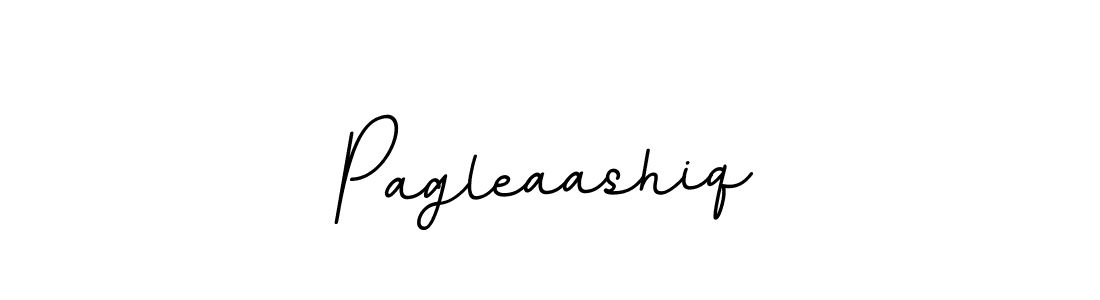 How to make Pagleaashiq name signature. Use BallpointsItalic-DORy9 style for creating short signs online. This is the latest handwritten sign. Pagleaashiq signature style 11 images and pictures png