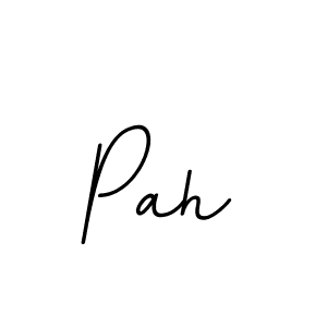 Design your own signature with our free online signature maker. With this signature software, you can create a handwritten (BallpointsItalic-DORy9) signature for name Pah. Pah signature style 11 images and pictures png