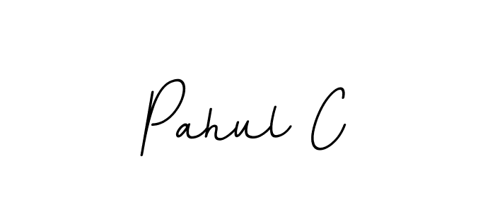 Make a beautiful signature design for name Pahul C. With this signature (BallpointsItalic-DORy9) style, you can create a handwritten signature for free. Pahul C signature style 11 images and pictures png