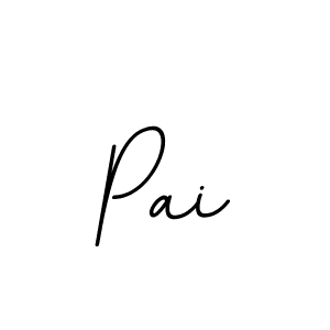 You should practise on your own different ways (BallpointsItalic-DORy9) to write your name (Pai) in signature. don't let someone else do it for you. Pai signature style 11 images and pictures png