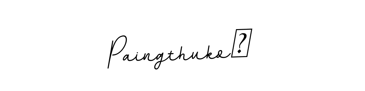 Use a signature maker to create a handwritten signature online. With this signature software, you can design (BallpointsItalic-DORy9) your own signature for name Paingthuko². Paingthuko² signature style 11 images and pictures png