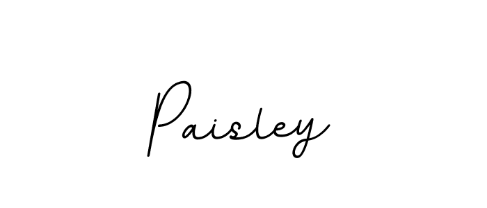 How to make Paisley name signature. Use BallpointsItalic-DORy9 style for creating short signs online. This is the latest handwritten sign. Paisley signature style 11 images and pictures png