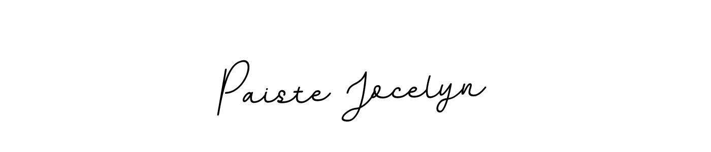 Create a beautiful signature design for name Paiste Jocelyn. With this signature (BallpointsItalic-DORy9) fonts, you can make a handwritten signature for free. Paiste Jocelyn signature style 11 images and pictures png