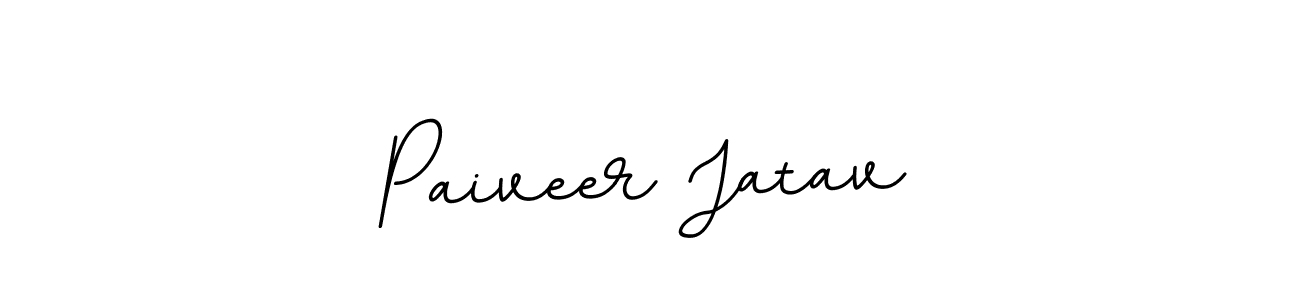 Make a beautiful signature design for name Paiveer Jatav. With this signature (BallpointsItalic-DORy9) style, you can create a handwritten signature for free. Paiveer Jatav signature style 11 images and pictures png