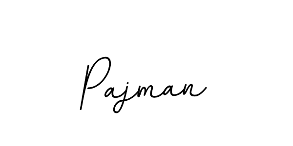 How to make Pajman name signature. Use BallpointsItalic-DORy9 style for creating short signs online. This is the latest handwritten sign. Pajman signature style 11 images and pictures png