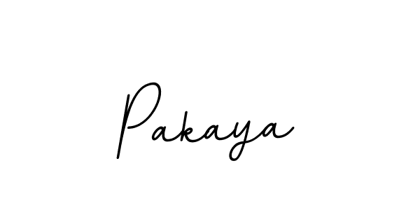 How to make Pakaya name signature. Use BallpointsItalic-DORy9 style for creating short signs online. This is the latest handwritten sign. Pakaya signature style 11 images and pictures png