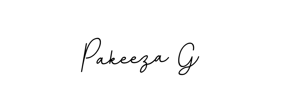It looks lik you need a new signature style for name Pakeeza G. Design unique handwritten (BallpointsItalic-DORy9) signature with our free signature maker in just a few clicks. Pakeeza G signature style 11 images and pictures png