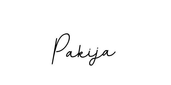 How to make Pakija name signature. Use BallpointsItalic-DORy9 style for creating short signs online. This is the latest handwritten sign. Pakija signature style 11 images and pictures png