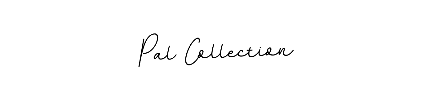 How to make Pal Collection name signature. Use BallpointsItalic-DORy9 style for creating short signs online. This is the latest handwritten sign. Pal Collection signature style 11 images and pictures png