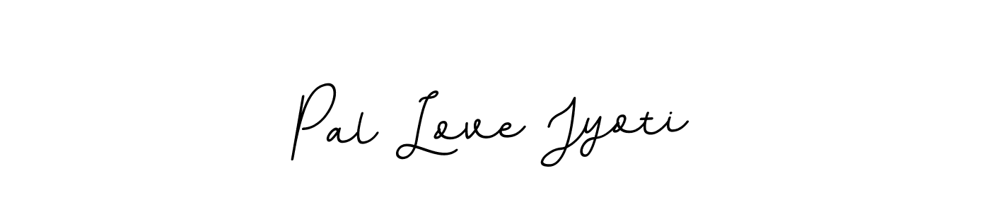 The best way (BallpointsItalic-DORy9) to make a short signature is to pick only two or three words in your name. The name Pal Love Jyoti include a total of six letters. For converting this name. Pal Love Jyoti signature style 11 images and pictures png