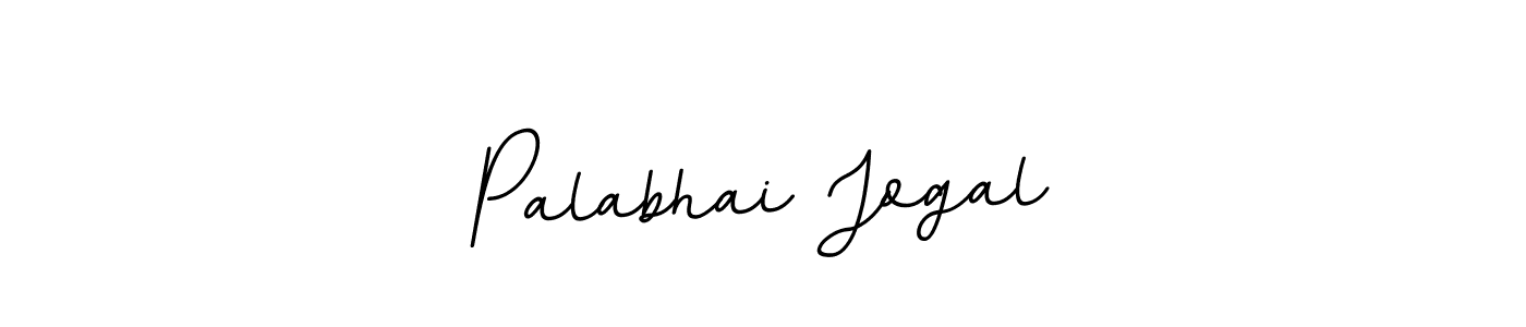 Design your own signature with our free online signature maker. With this signature software, you can create a handwritten (BallpointsItalic-DORy9) signature for name Palabhai Jogal. Palabhai Jogal signature style 11 images and pictures png