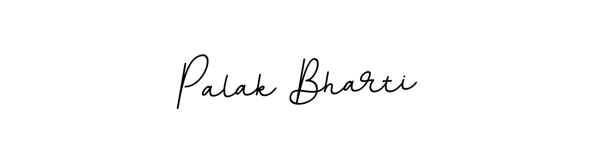 Make a beautiful signature design for name Palak Bharti. With this signature (BallpointsItalic-DORy9) style, you can create a handwritten signature for free. Palak Bharti signature style 11 images and pictures png